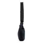 Shoulder Bag Round Messenger Black Monogrammed Canvas