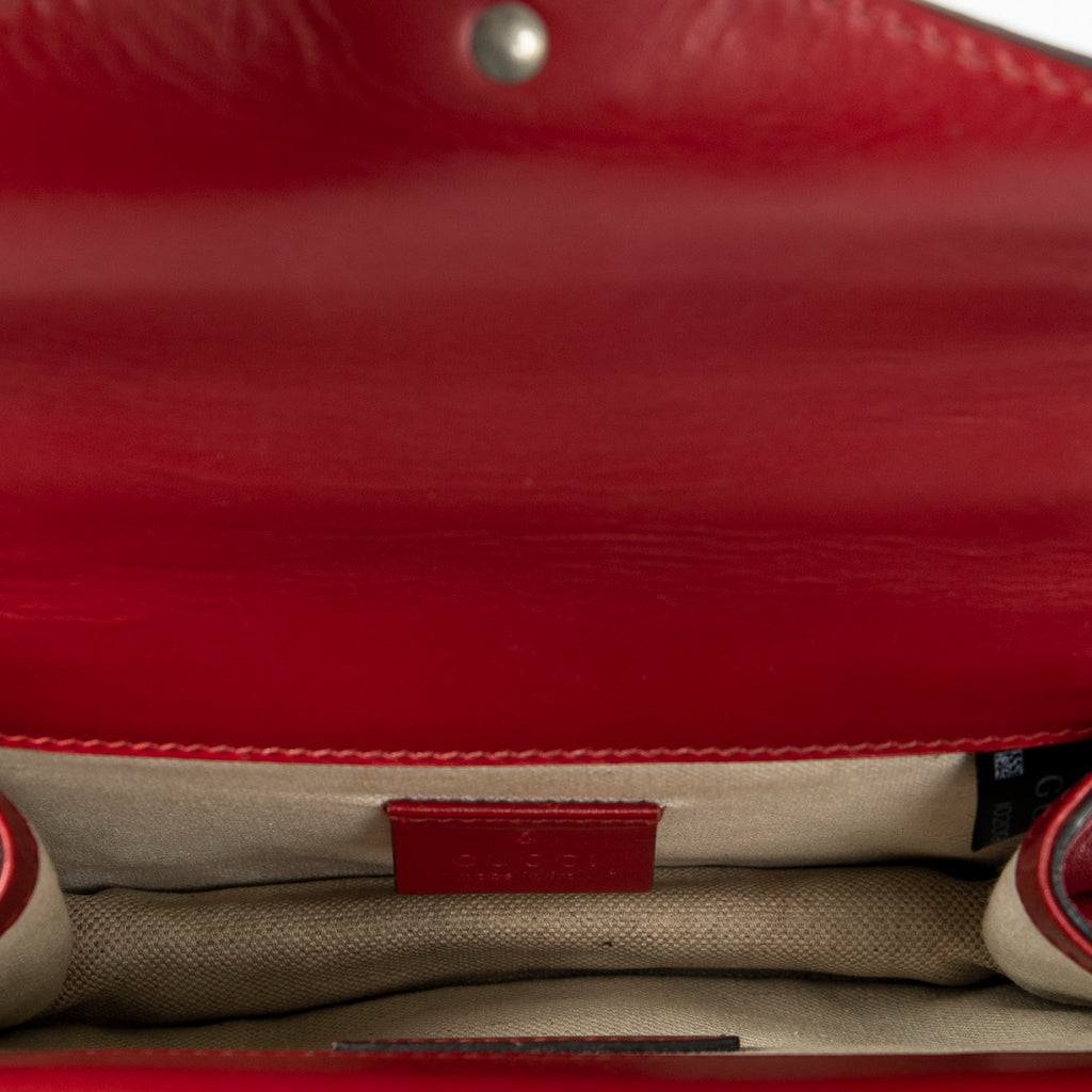 Shoulder Bag Ltd. Ed. Medium Chinese New Year Collection Dionysus Red Smooth Leather
