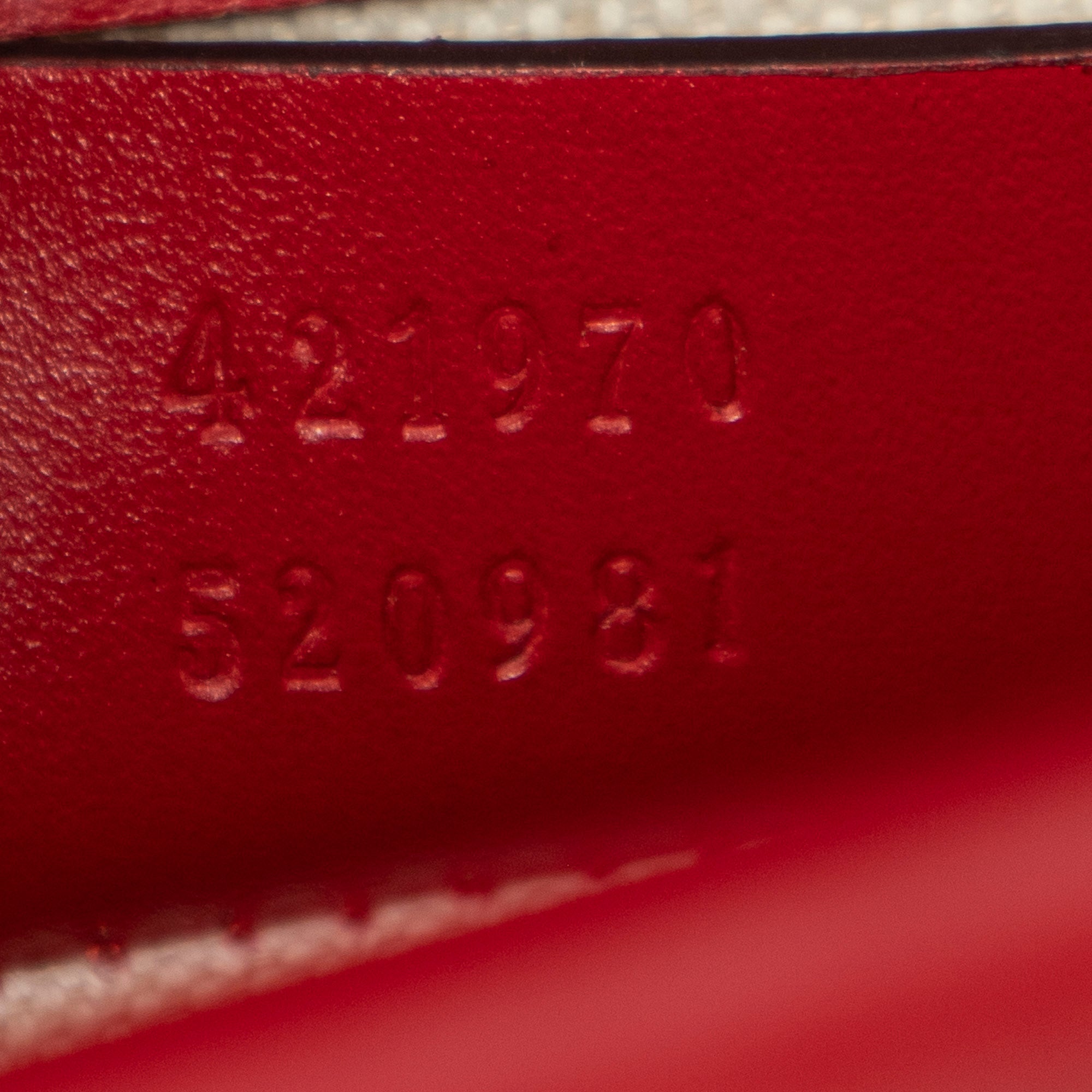 Shoulder Bag Ltd. Ed. Medium Chinese New Year Collection Dionysus Red Smooth Leather