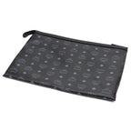 Handbag Zip Clutch Bag Black Visetos Coated Canvas