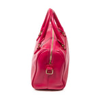 Shoulder Bag Baby Duffle Fuchsia Pink Calfskin Leather