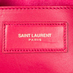 Shoulder Bag Baby Duffle Fuchsia Pink Calfskin Leather