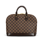 Handbag Alma PM Brown Damier Ebene