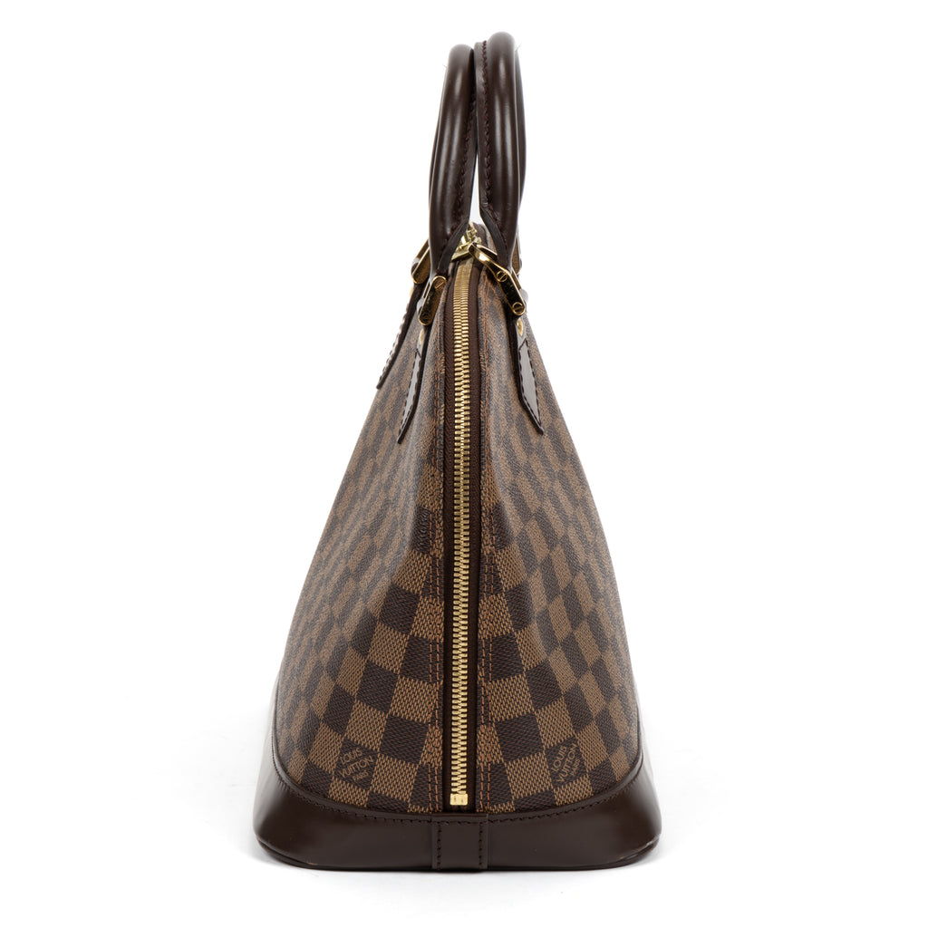 Handbag Alma PM Brown Damier Ebene