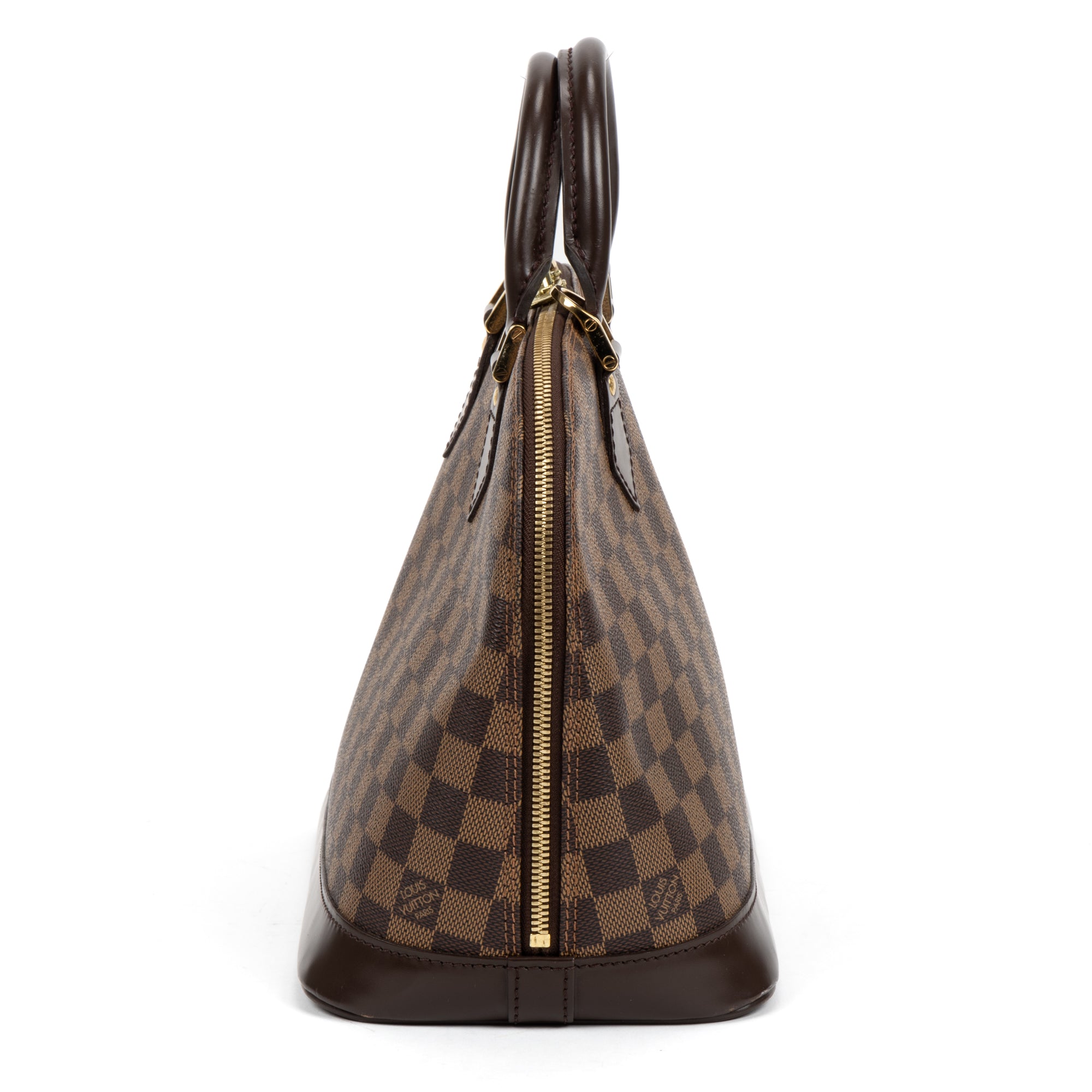 Handbag Alma PM Brown Damier Ebene