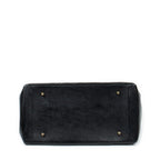 Bolso de hombro CC Timeless Grand Shopping Tote Piel de caviar acolchada negra