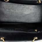 Shoulder Bag CC Timeless Grand Shopping Tote Black Quilted Caviar Leather