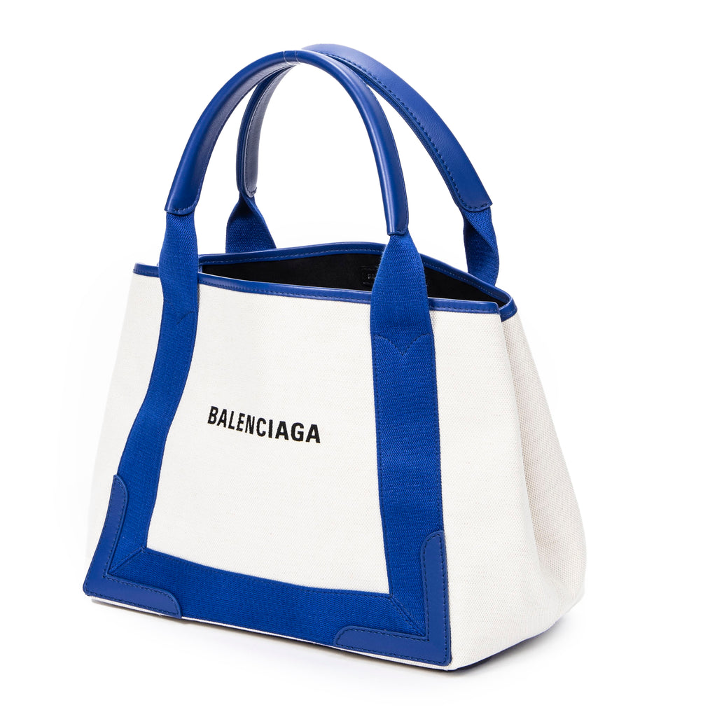 Bolso de hombro pequeño Cabas marino de lona beige