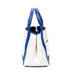 Bolso de hombro pequeño Cabas marino de lona beige
