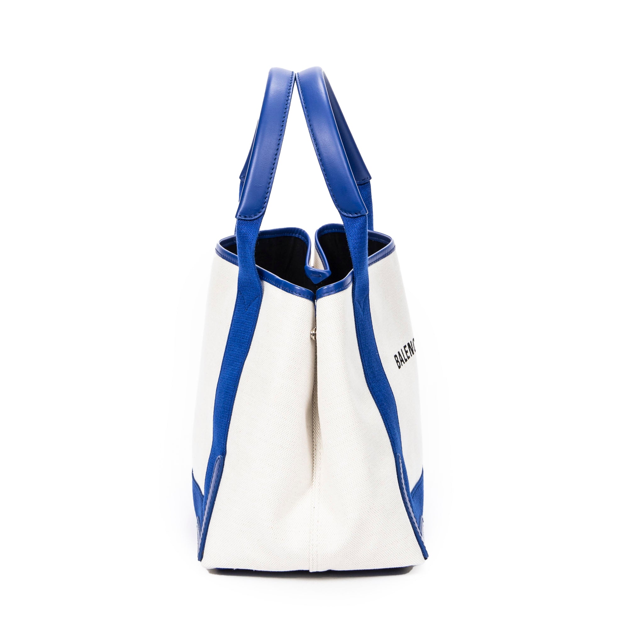 Bolso de hombro pequeño Cabas marino de lona beige