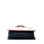 Sac à main Rare Vintage Coco Mademoiselle Sac fourre-tout à poignée courte imprimé Mademoiselle en cuir rouge