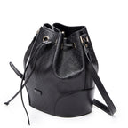 Shoulder Bag Medium Bright Bucket Bag Black Diamante Coated Canvas