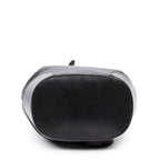 Shoulder Bag Medium Bright Bucket Bag Black Diamante Coated Canvas