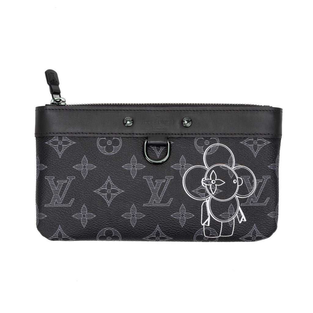Pouch Ltd. Ed. Vivienne Pochette Apollo PM Black Monogram Eclipse