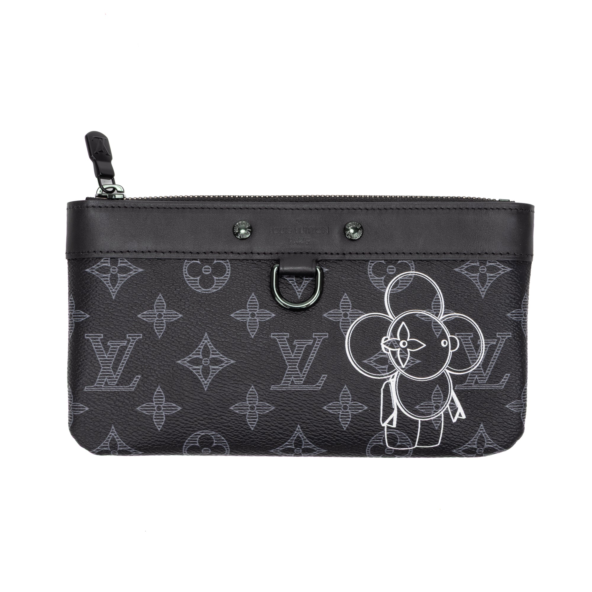 Pouch Ltd. Ed. Vivienne Pochette Apollo PM Black Monogram Eclipse