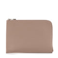 Bolso de mano Pochette Jour PM de cuero Taurillon Clemence color topo