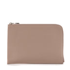 Bolso de mano Pochette Jour PM de cuero Taurillon Clemence color topo