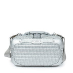 Bolso de Hombro Ed. Limitada Rara Dior x Rimowa Maleta de Mano Oblique Plateada de Aluminio