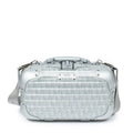 Sac à bandoulière rare édition limitée Dior x Rimowa, valise cabine, oblique argent, aluminium