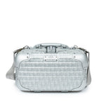 Sac à bandoulière rare édition limitée Dior x Rimowa, valise cabine, oblique argent, aluminium