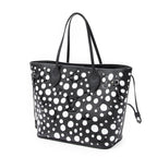 Bolso de hombro Ed. Ltda. Yayoi Kusama Infinity Dots Neverfull MM Negro Monogram Empreinte Infinity Dots
