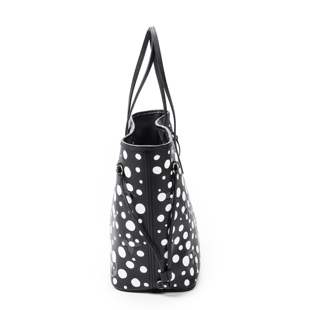 Bolso de hombro Ed. Ltda. Yayoi Kusama Infinity Dots Neverfull MM Negro Monogram Empreinte Infinity Dots