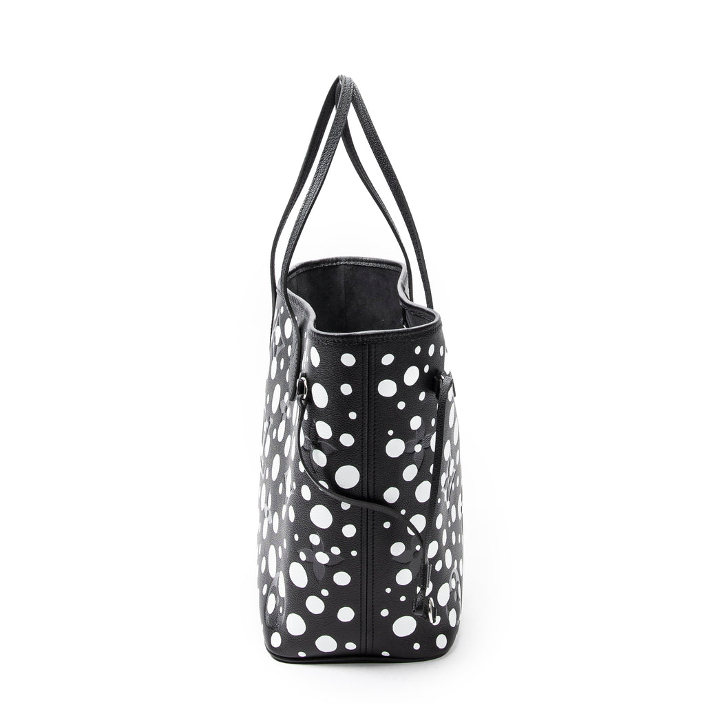 Bolso de hombro Ed. Ltda. Yayoi Kusama Infinity Dots Neverfull MM Negro Monogram Empreinte Infinity Dots