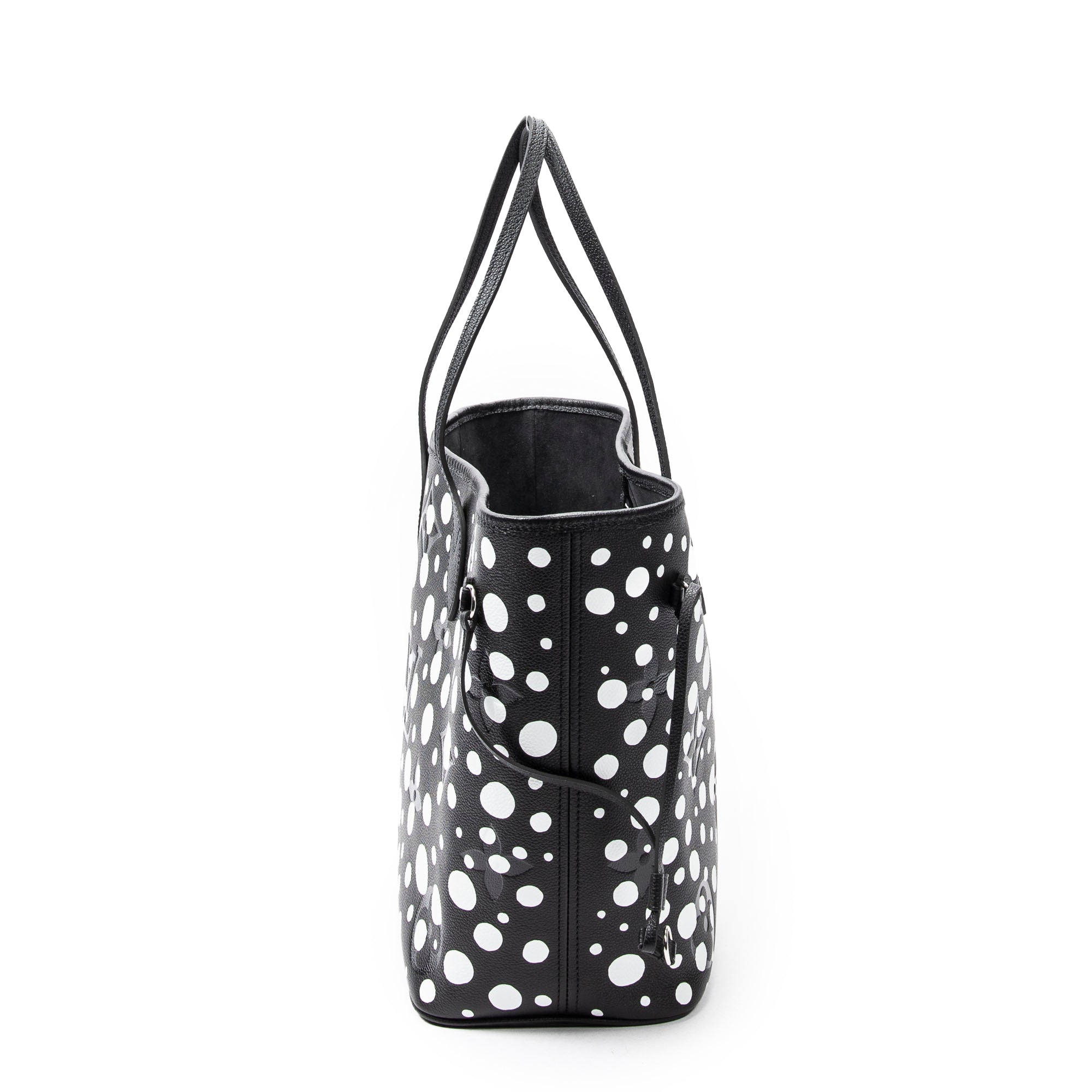 Shoulder Bag Ltd. Ed. Yayoi Kusama Infinity Dots Neverfull MM Black Monogram Empreinte Infinity Dots
