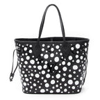 Bolso de hombro Ed. Ltda. Yayoi Kusama Infinity Dots Neverfull MM Negro Monogram Empreinte Infinity Dots