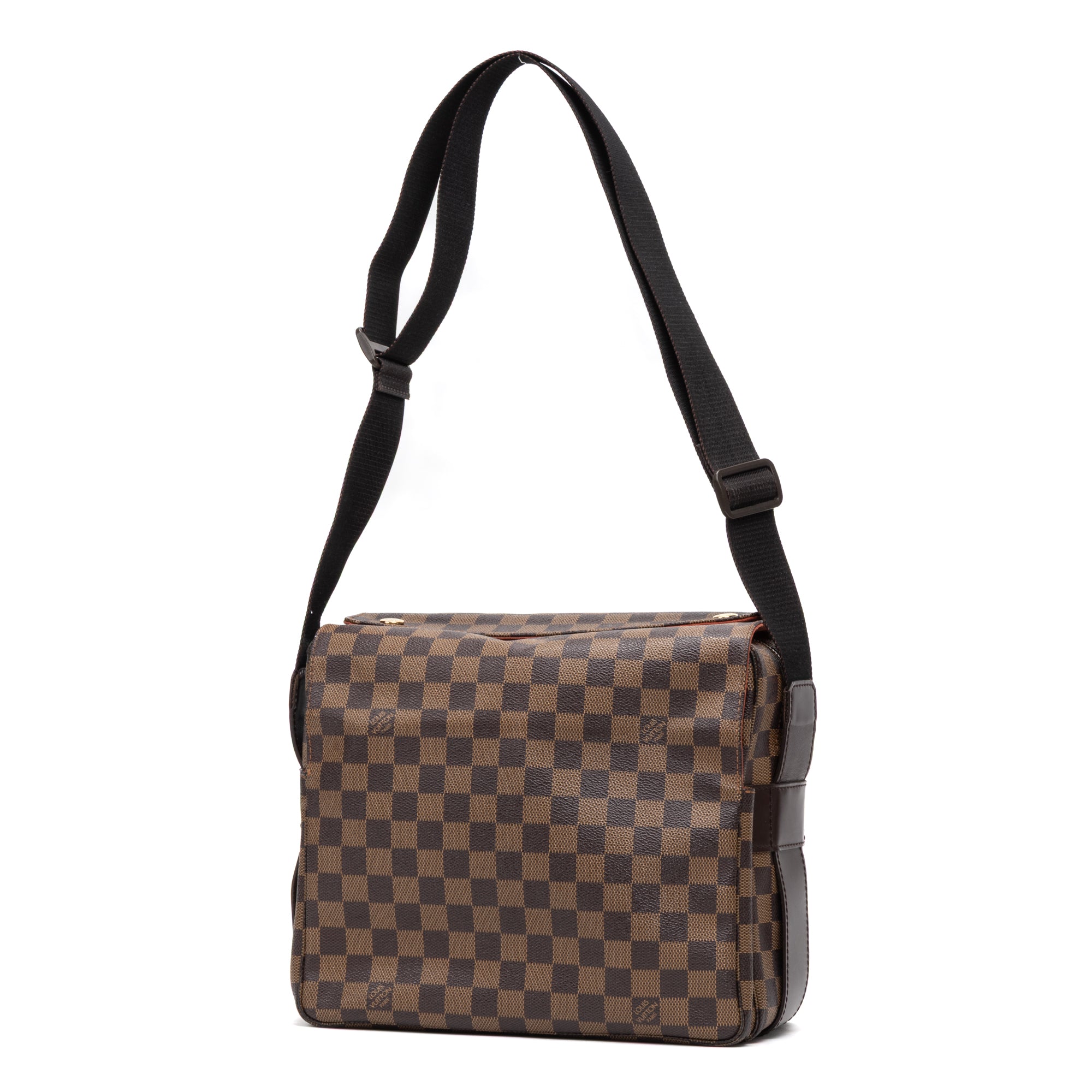 Shoulder Bag Naviglio Brown Damier Ebene