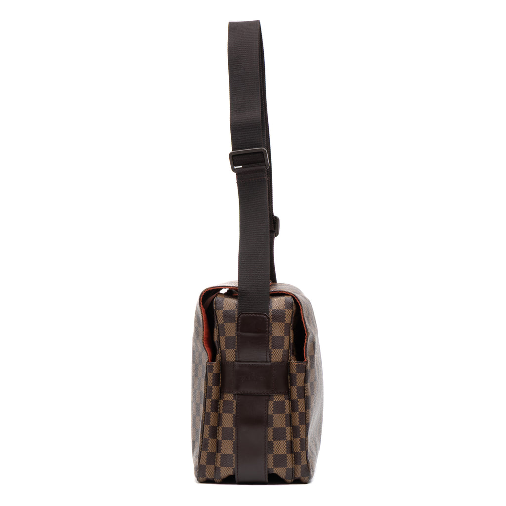 Shoulder Bag Naviglio Brown Damier Ebene