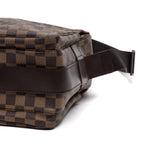 Shoulder Bag Naviglio Brown Damier Ebene