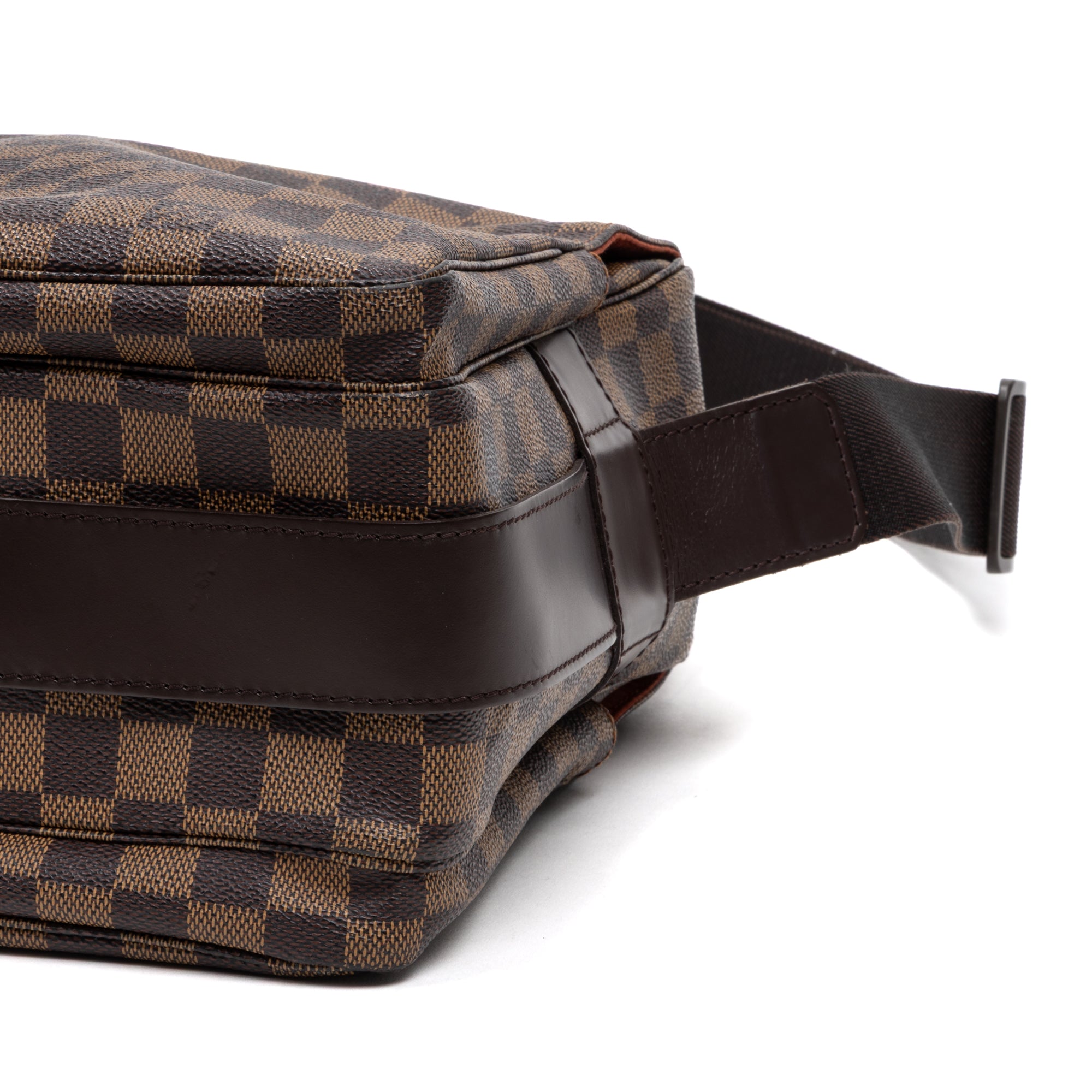 Shoulder Bag Naviglio Brown Damier Ebene