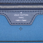 Bolso de hombro edición limitada Escale Neverfull MM azul Monogram Giant Escale