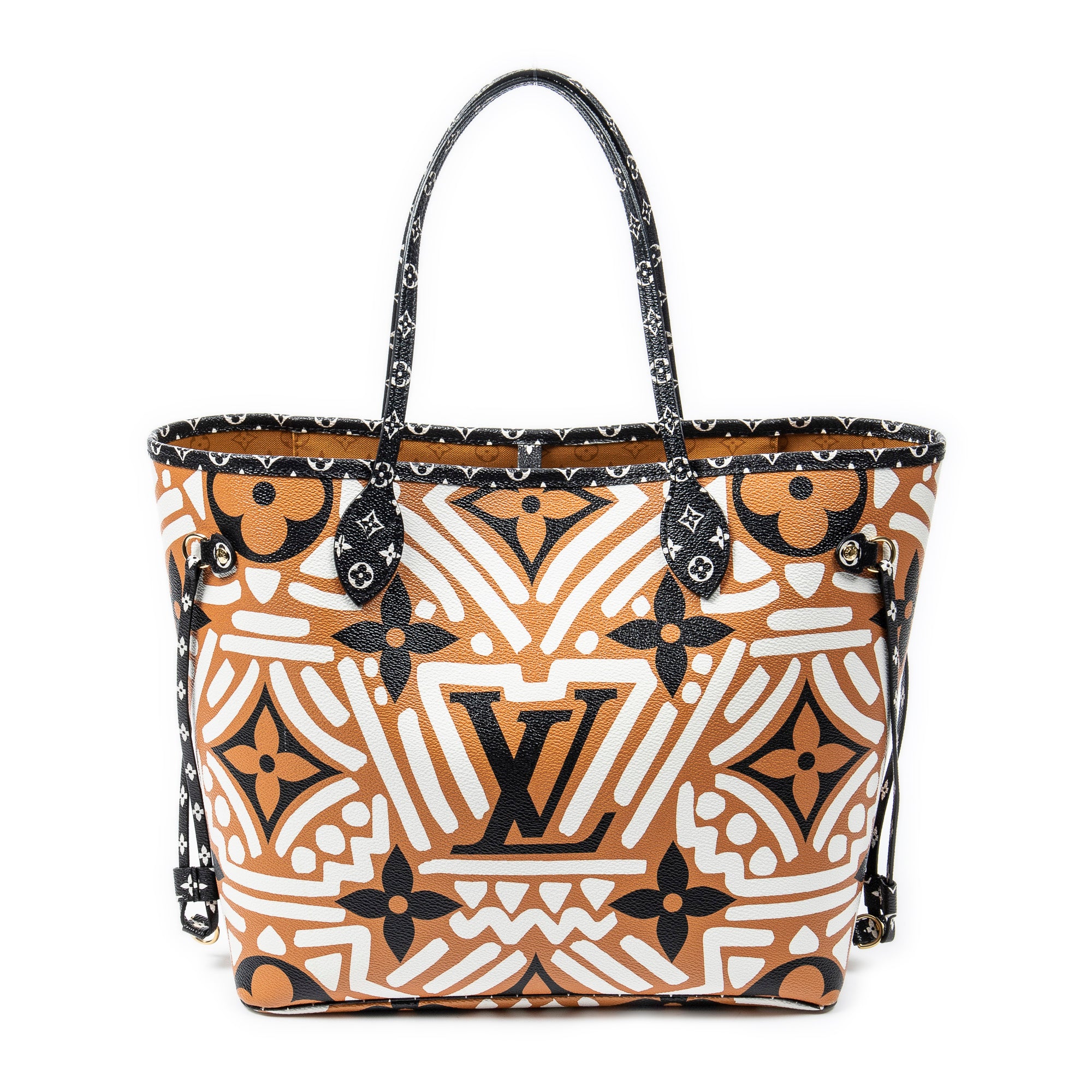 Shoulder Bag Ltd. Ed. Crafty Neverfull MM Caramel Monogram Giant Crafty