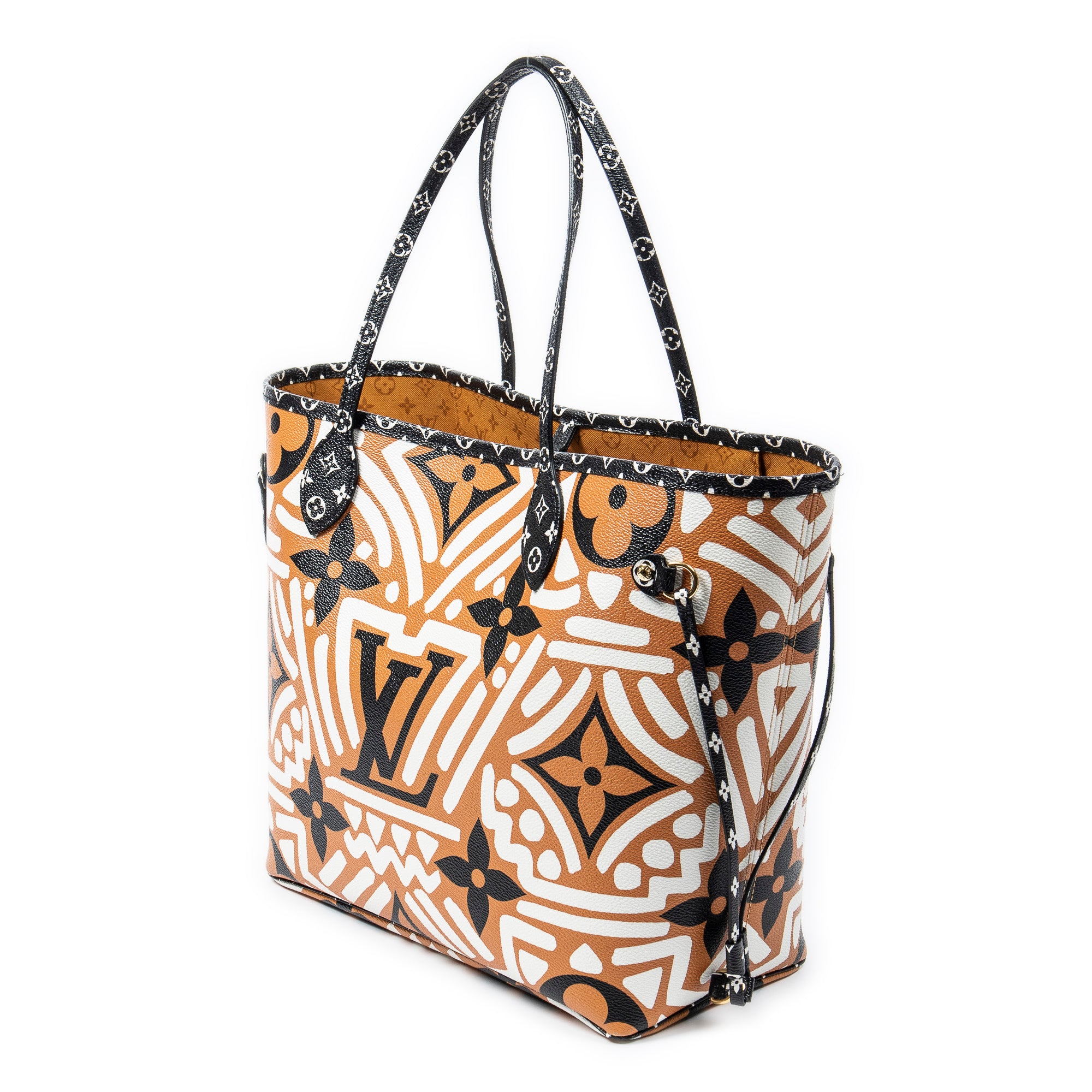 Shoulder Bag Ltd. Ed. Crafty Neverfull MM Caramel Monogram Giant Crafty