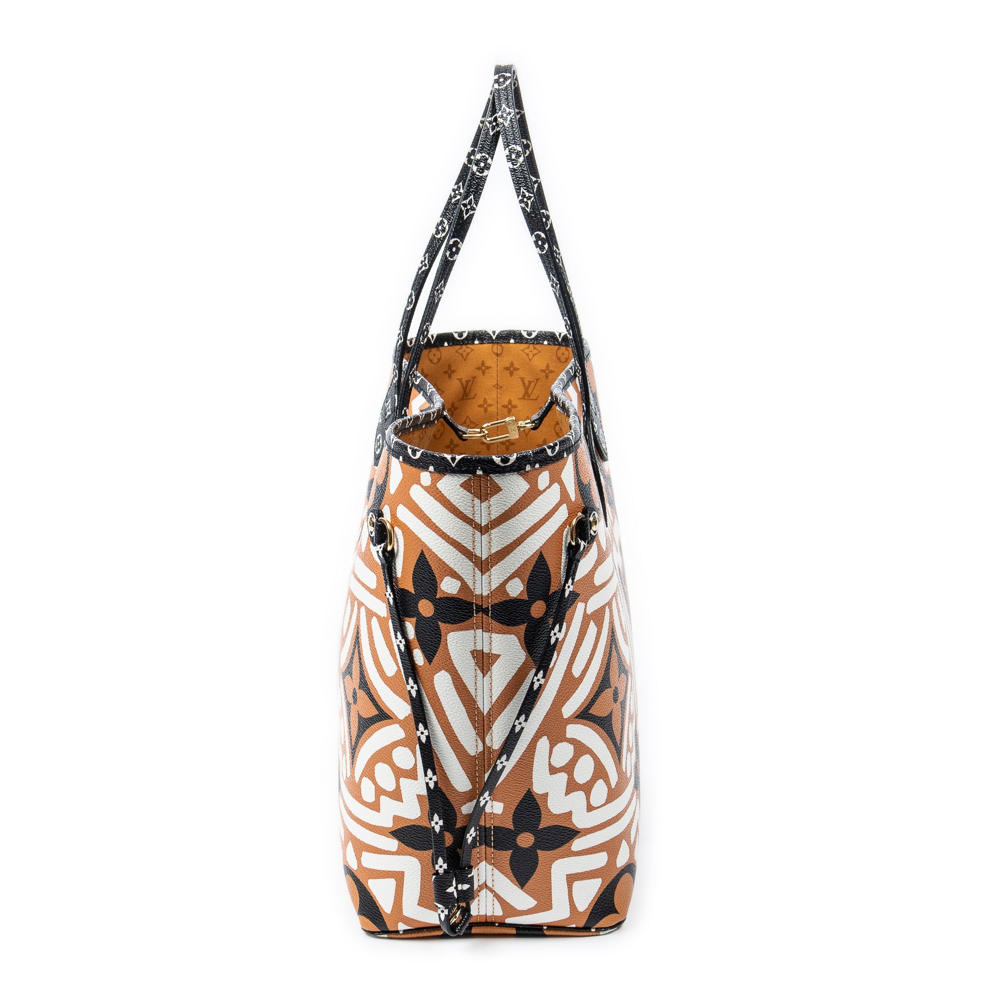 Shoulder Bag Ltd. Ed. Crafty Neverfull MM Caramel Monogram Giant Crafty