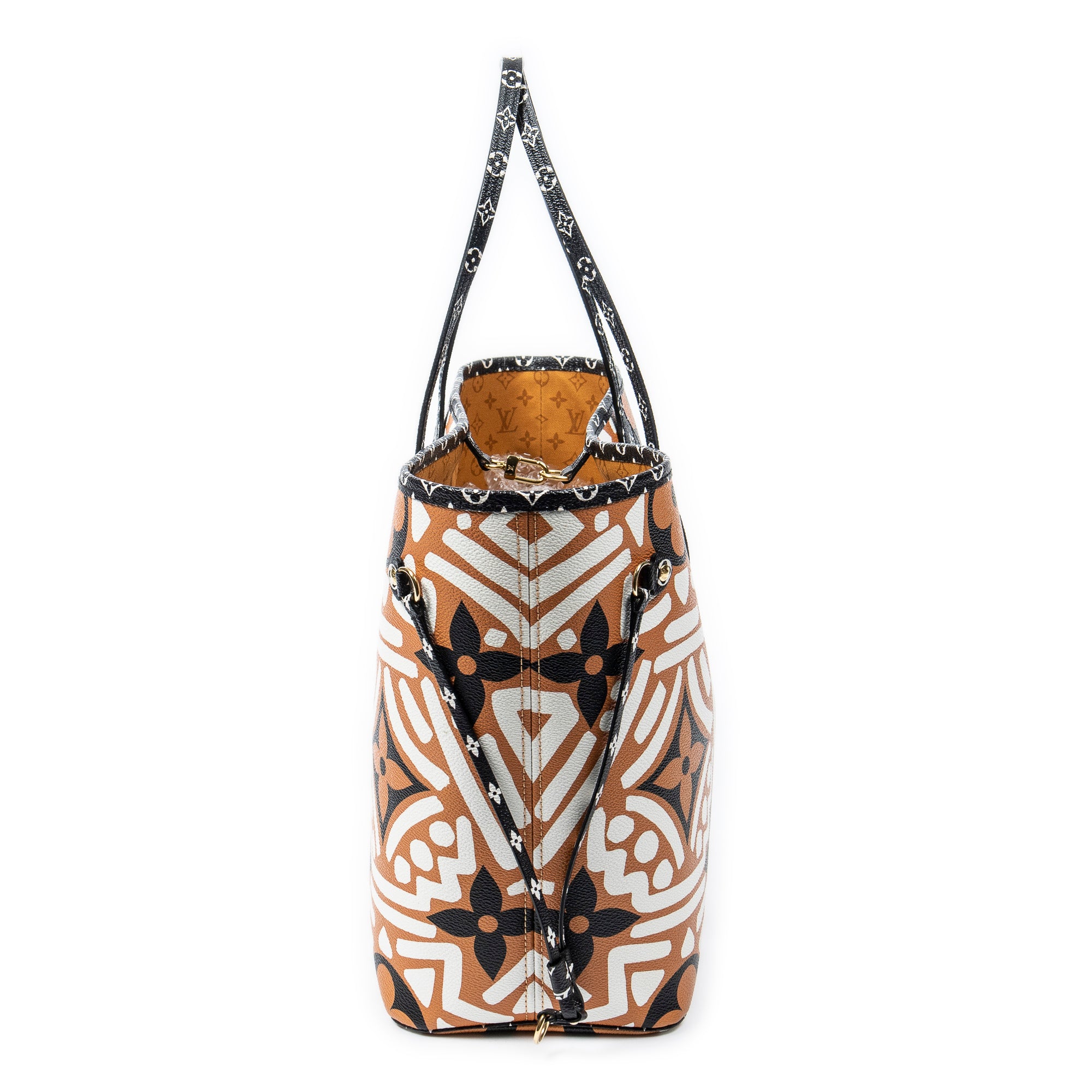 Shoulder Bag Ltd. Ed. Crafty Neverfull MM Caramel Monogram Giant Crafty