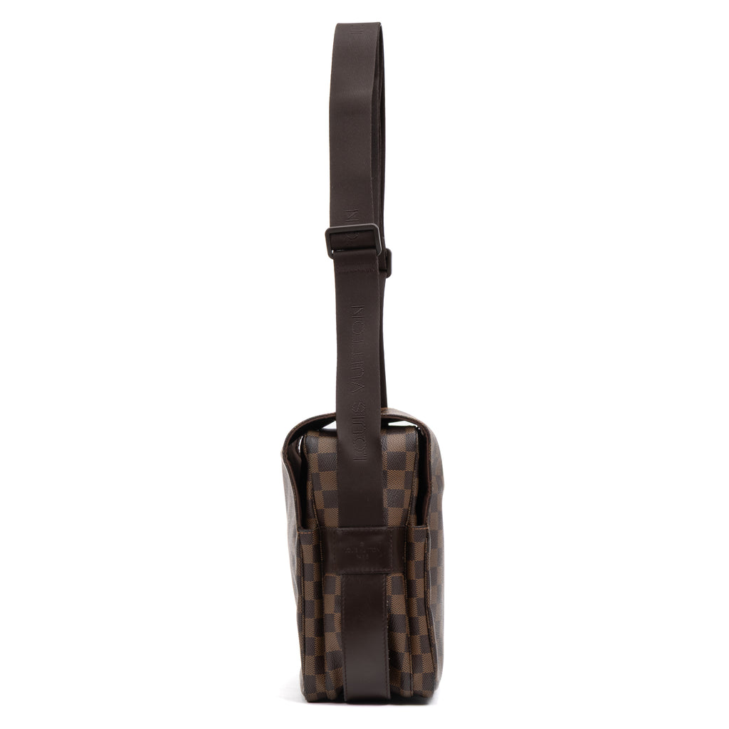 Shoulder Bag Naviglio Brown Damier Ebene