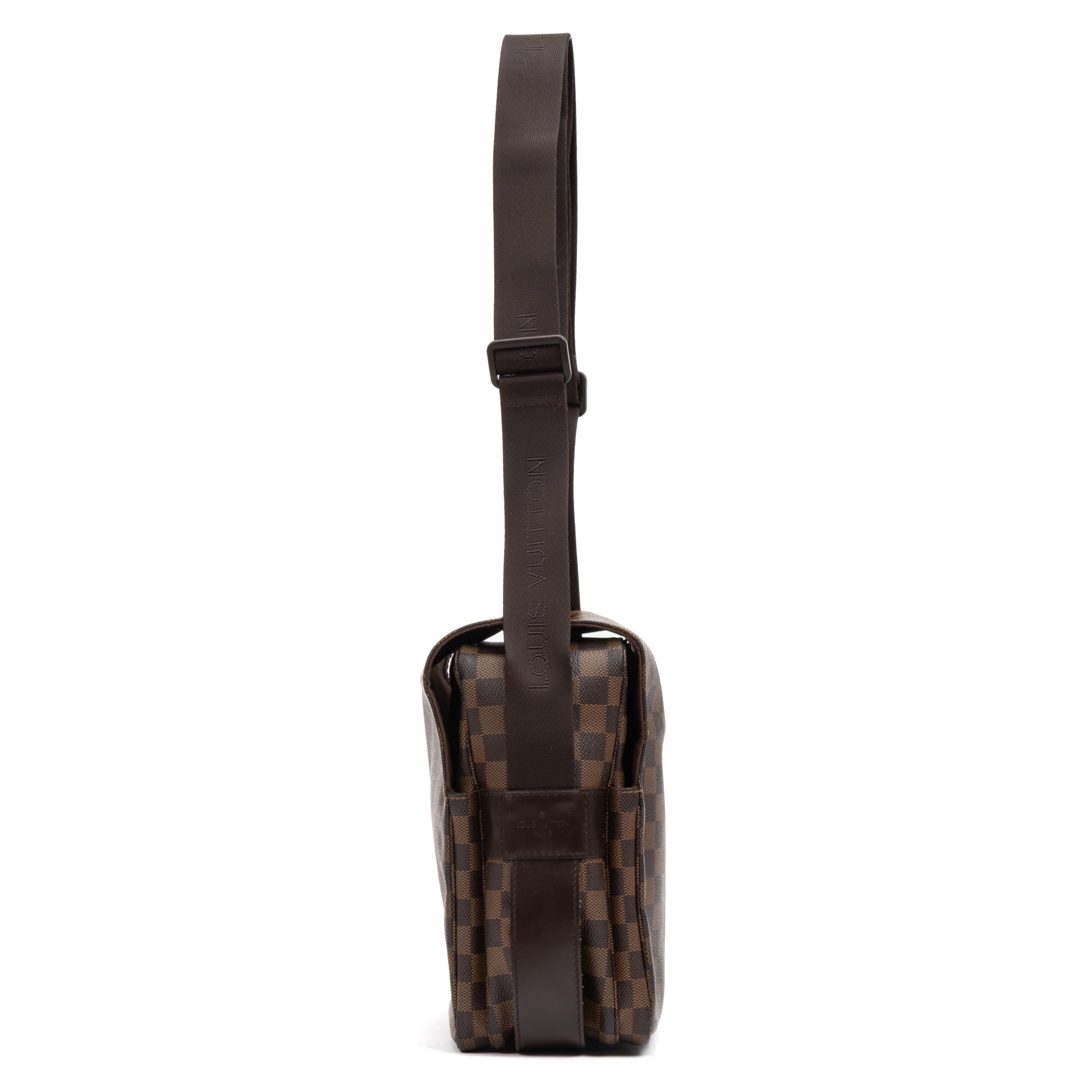 Shoulder Bag Naviglio Brown Damier Ebene