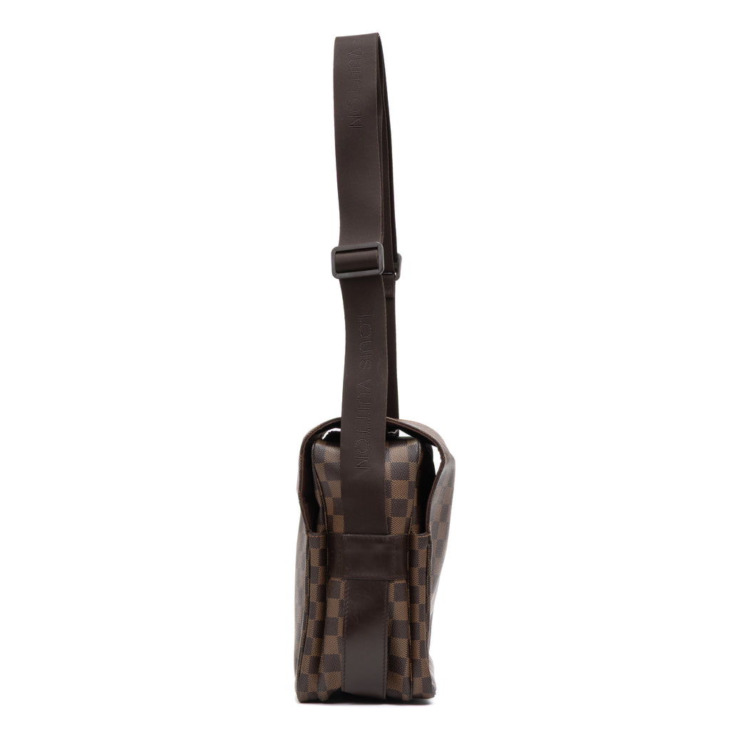 Shoulder Bag Naviglio Brown Damier Ebene