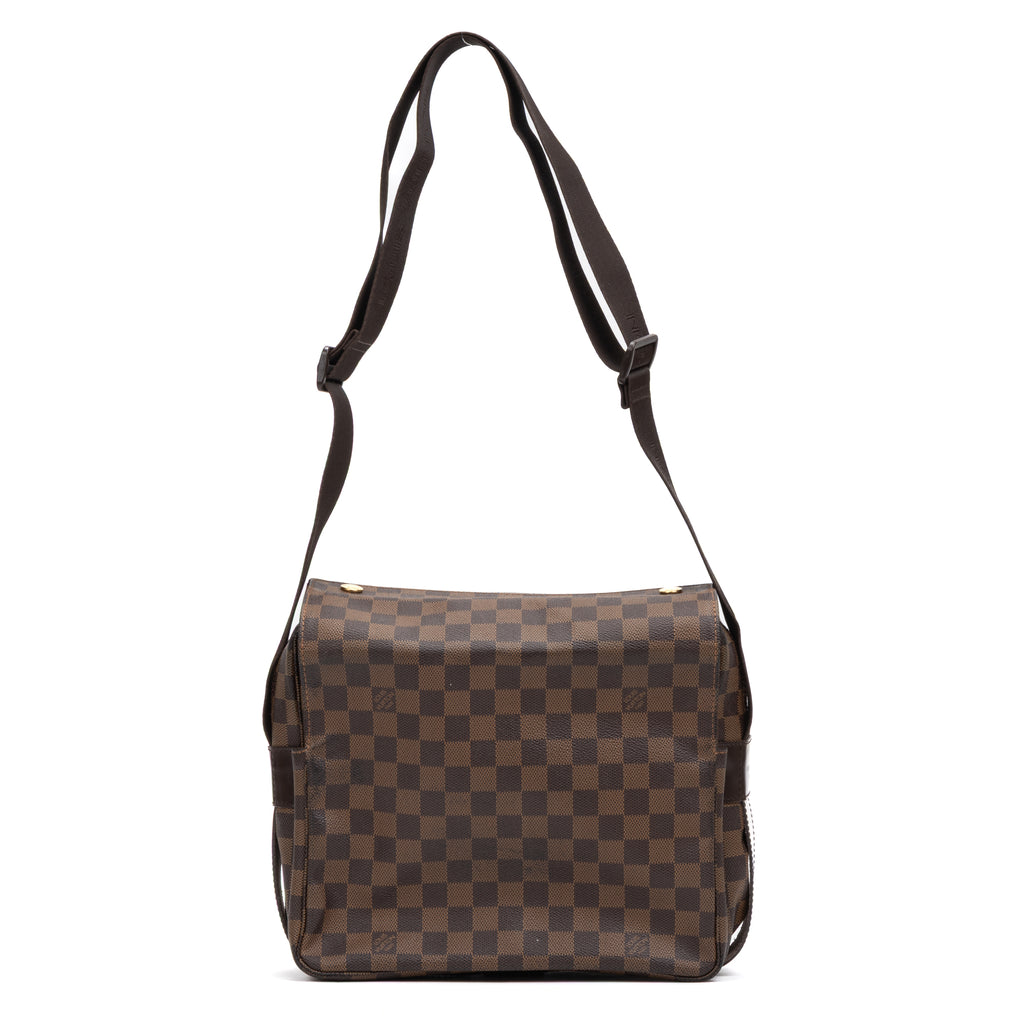 Shoulder Bag Naviglio Brown Damier Ebene