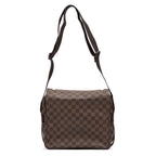 Shoulder Bag Naviglio Brown Damier Ebene