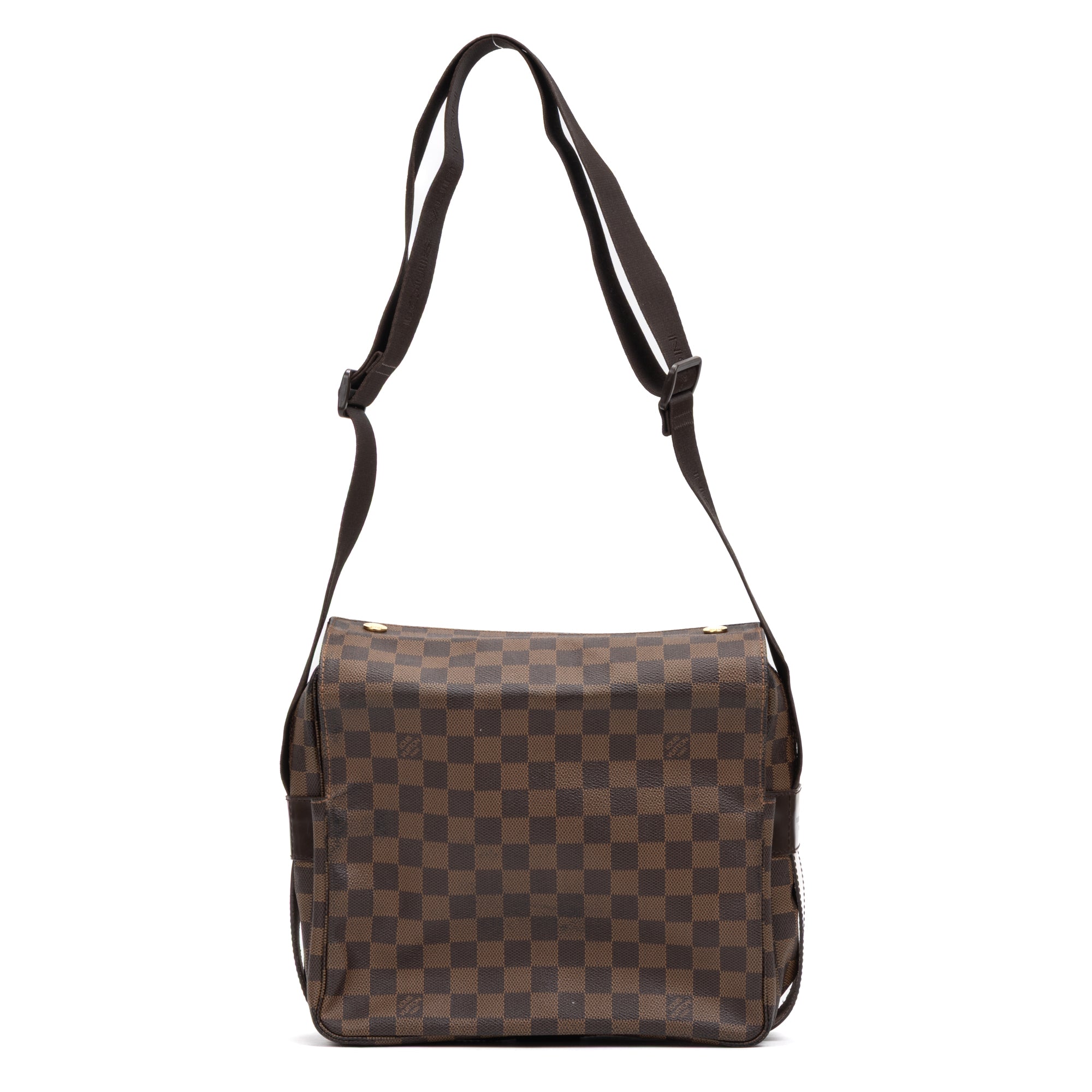 Shoulder Bag Naviglio Brown Damier Ebene