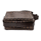 Shoulder Bag Naviglio Brown Damier Ebene