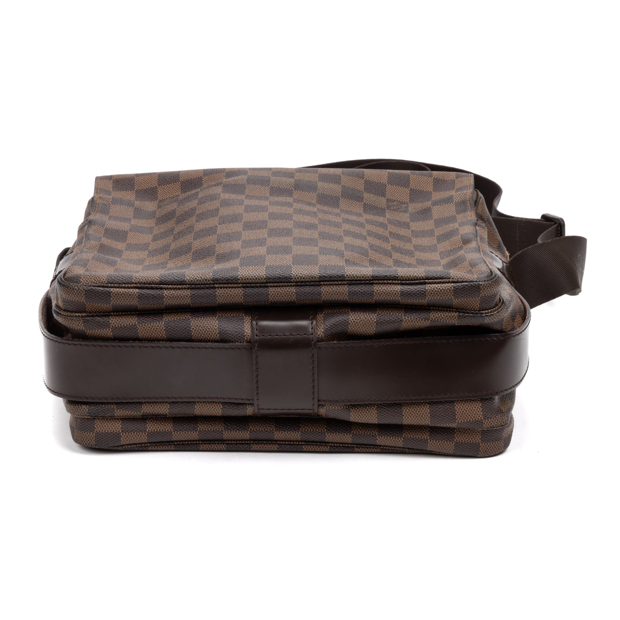 Shoulder Bag Naviglio Brown Damier Ebene