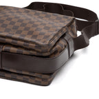 Shoulder Bag Naviglio Brown Damier Ebene