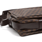 Shoulder Bag Naviglio Brown Damier Ebene