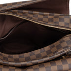Shoulder Bag Naviglio Brown Damier Ebene