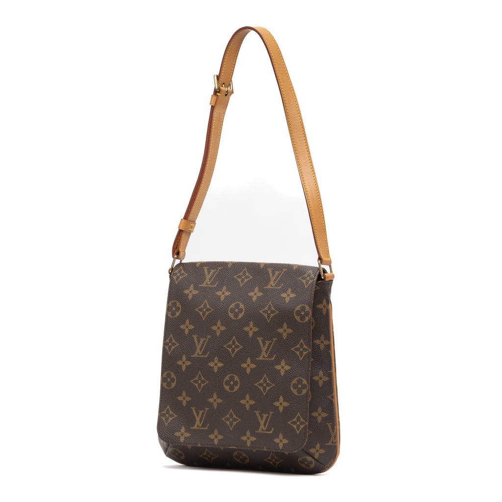 Shoulder Bag Musette Salsa Brown Monogram Canvas